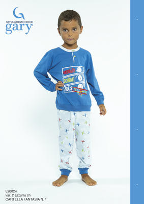 PIGIAMA BAMBINO M/L L30024 Tellini S.r.l. Ingrosso Abbigliamento